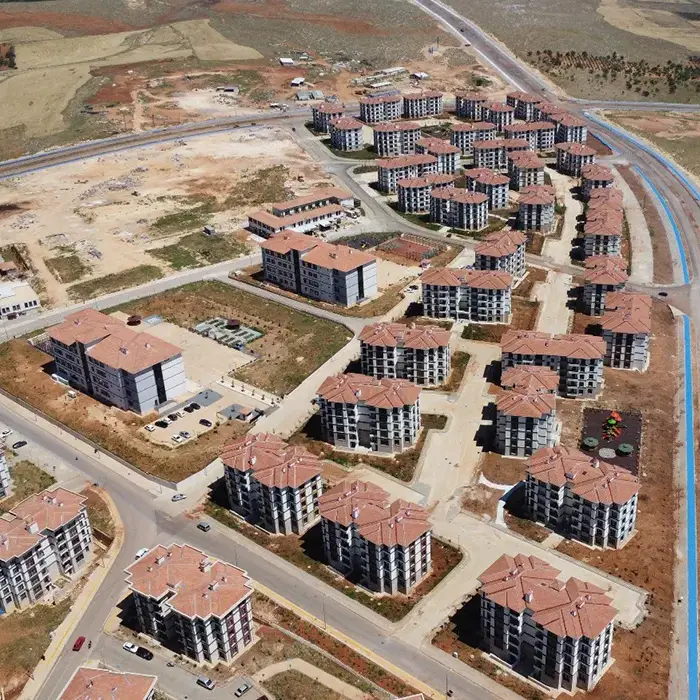 Gaziantep İli Şahinbey İlçesi Burçkarakuyu (Geneyik) Mevki 1. Etap 719 Adet Konut İnşaatı ile Altyapı ve Çevre Düzenlemesi İşi
